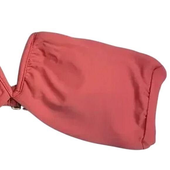 NWT Andie The Scala Strapless Bandeau Swim Padded Cups S Rose Punch Pink #3390 - Picture 3 of 15